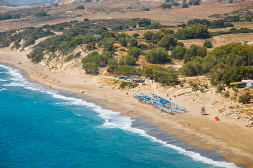 Kommos beaches