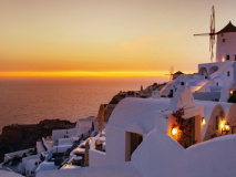 Sunset in Santorini