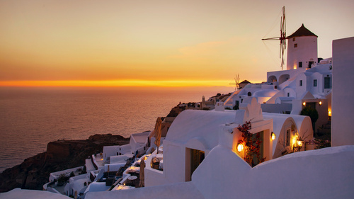 Sunset in Santorini